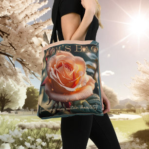 Rose Funny Chocolate Mum's Tote Bag