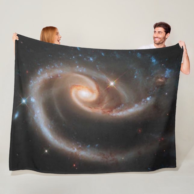 ROSE GALAXY FLEECE BLANKET (In Situ)