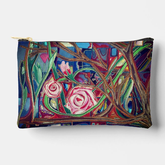 Rose garden accessory pouch (Front)
