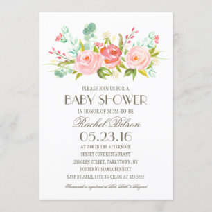 Rose Garden   Baby Shower Invitation