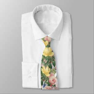Rose Garden Botanical Tie