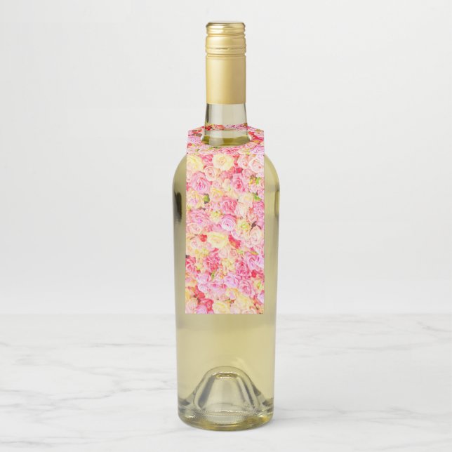 Rose garden bottle tag (On Bottle)