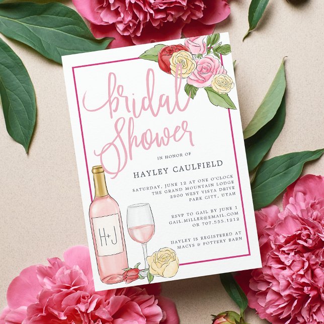 Rosé Garden | Bridal Shower Invitation (Creator Uploaded)