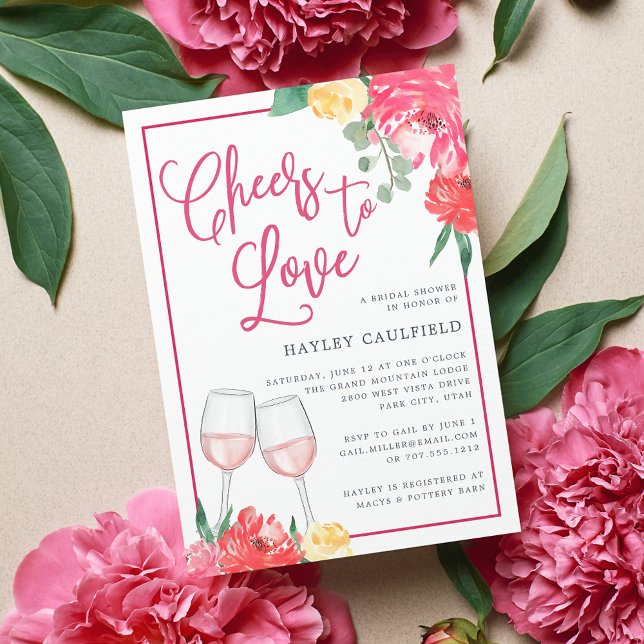 Rosé Garden | Bridal Shower Invitation (Creator Uploaded)