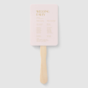 Rose Garden   Dark Rose Wedding Program Hand Fan