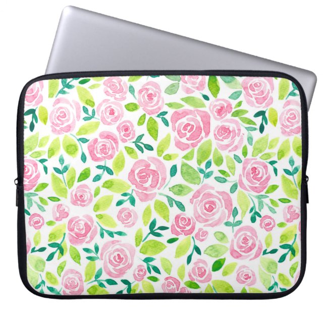 Rose garden laptop sleeve (Front)