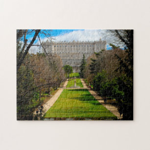 Rose Garden Madrid. Jigsaw Puzzle