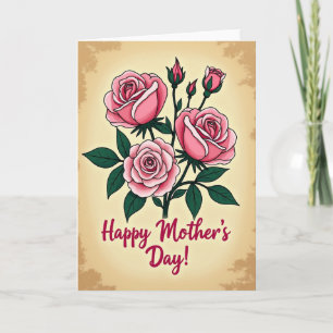 Rose Garden Mothers Day Card