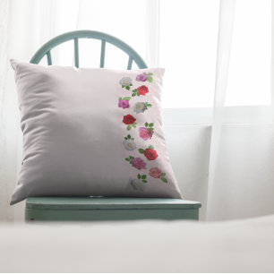 Rose Garden Party Bridal Shower Cushion