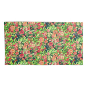 Rose garden pillowcase