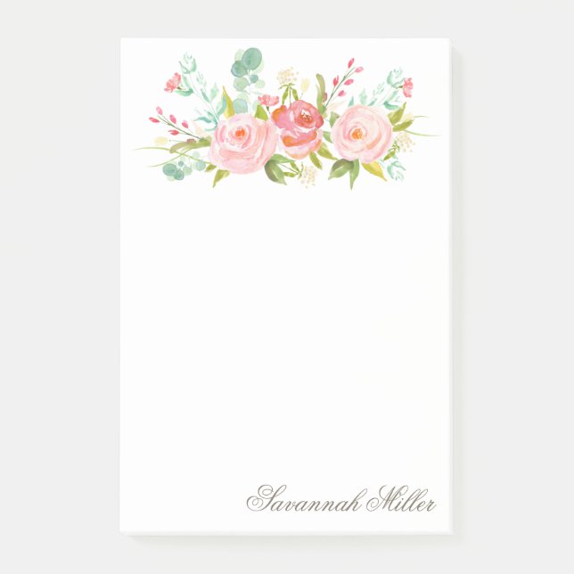 Rose Garden Post-it Notes (Front)