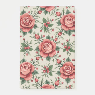 rose garden post-it notes