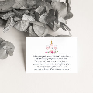 Rosé Garden Recipe Request Card