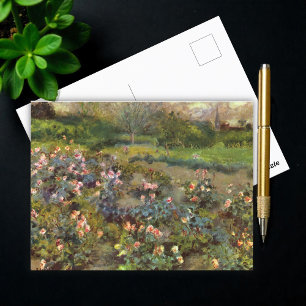 Rose garden, Renoir  Postcard