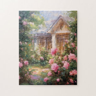 Rose Garden Retreat Jigsaw Puzzle