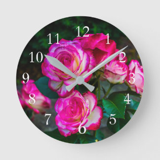 Rose Garden  Round Clock