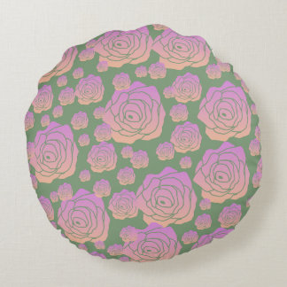 Rose Garden Round Cushion
