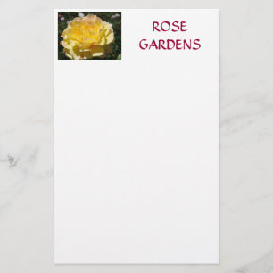 ROSE GARDEN STATIONERY Custom Personal Roses