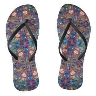 Rose garden thongs