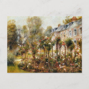 Rose Garden Wargemont by Renoir Postcard