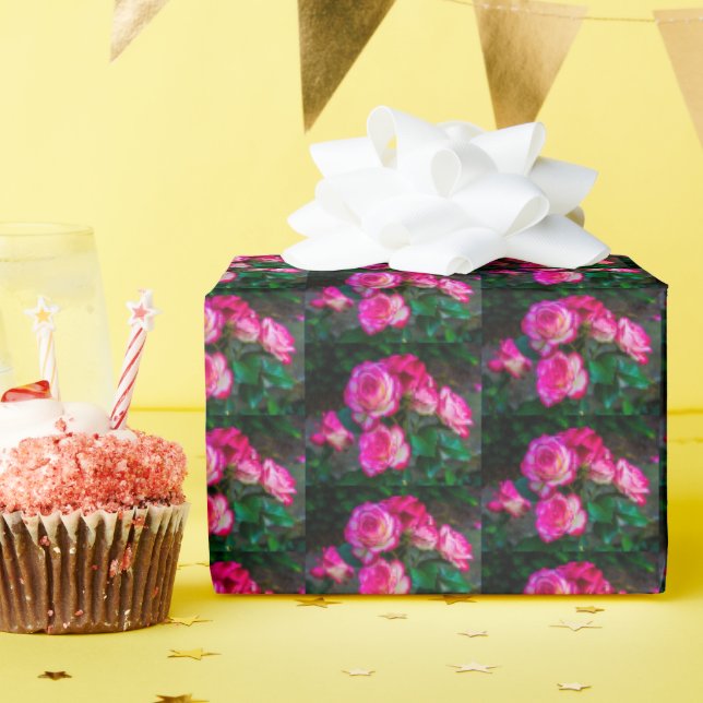 Rose Garden  Wrapping Paper (Birthday Party)