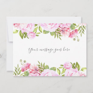 Rose Garden Your Message Card