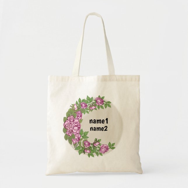 Rose garland  tote bag (Front)