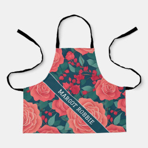 Rose Geometric Colourful Personalised Pattern Apron