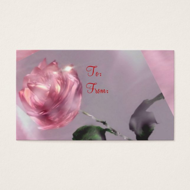 Rose Gift Tag (Front)