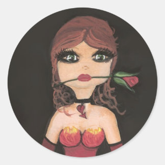 Rose Girl Quantum Cutie Girl Sticker