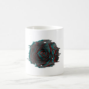 Rose Glitch Coffee Mug