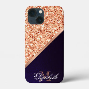 Rose Glitter iPhone 13 Mini Case