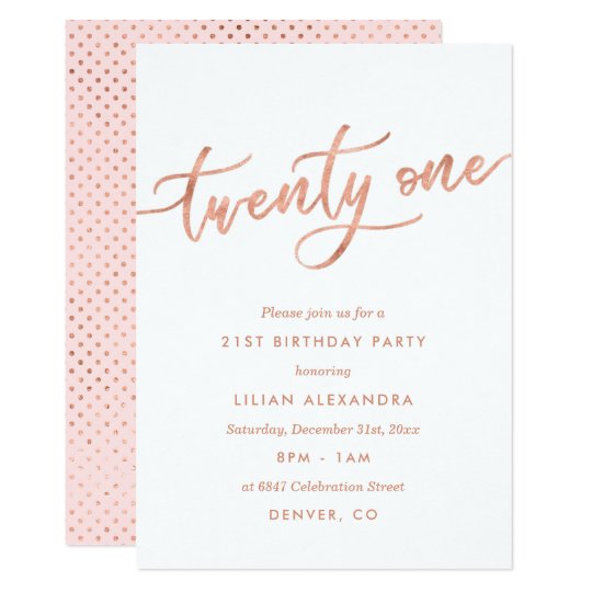 rose-gold-21st-birthday-invitations-girl-faux-foil-zazzle-au