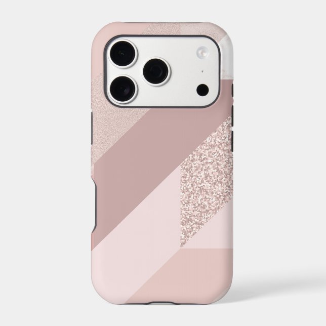 Rose Gold Abstract Pattern (Back)