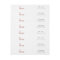 Rose gold address labels, love, foil font
