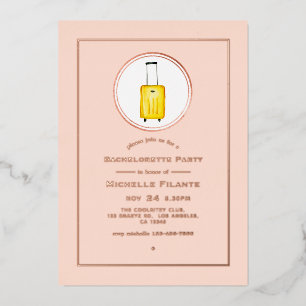 Rose Gold and Blush Pink Travel Bachelorette Party