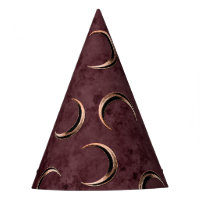 Rose Gold and Burgundy Gothic Celestial Halloween