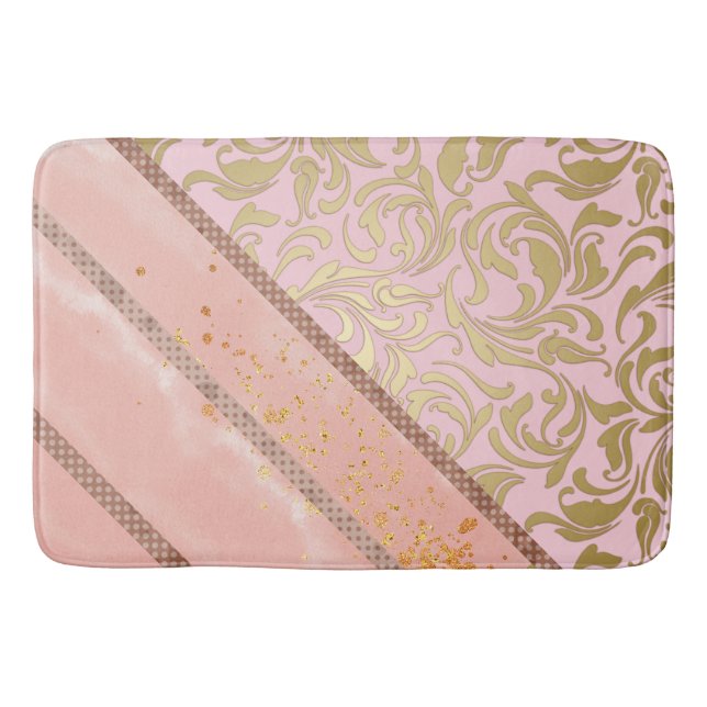 Rose Gold Bath Mat (Front)