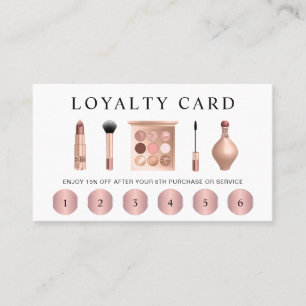 Rose Gold Beauty  Loyalty Card