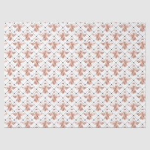 Rose Gold Bee Series Design 4 Tissue Paper