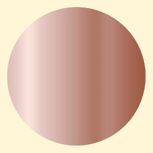 Rose Gold Blank Template, DIY Text Art Logo Classic Round Sticker