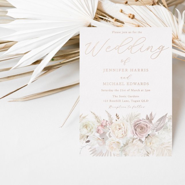 Rose Gold, Blush & Ivory Floral Wedding (Creator Uploaded)