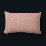 Rose Gold -Blush Pink Glitter and Sparkle Lumbar Cushion<br><div class="desc">Blush Pink - Rose Gold Faux Glitter and Sparkle makes the perfect girly gift for her birthday or special occassion.</div>