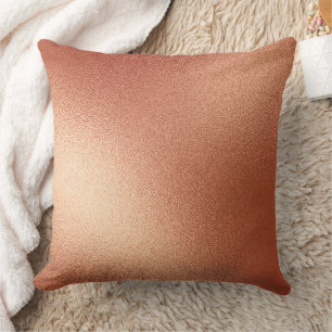 Rose Gold Bronze Christmas  Cushion