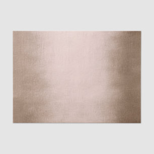 Rose Gold Bronze Metallic Skinny Copper Silk Tissue Paper