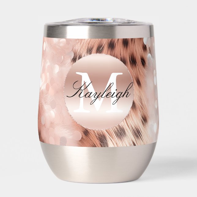 Rose Gold Cheetah Monogram (Front)