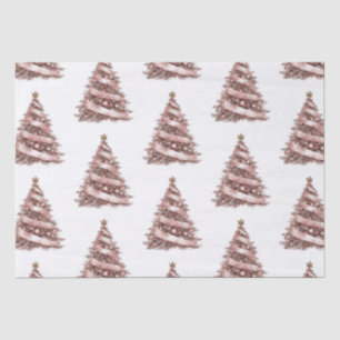 Rose Gold Christmas Tree Tissue Paper