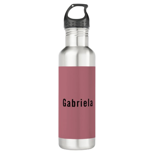 Rose Gold Colour Professional Trendy Modern Plain 710 Ml Water Bottle (Front)