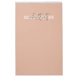 Rose Gold Custom Business  Calendar