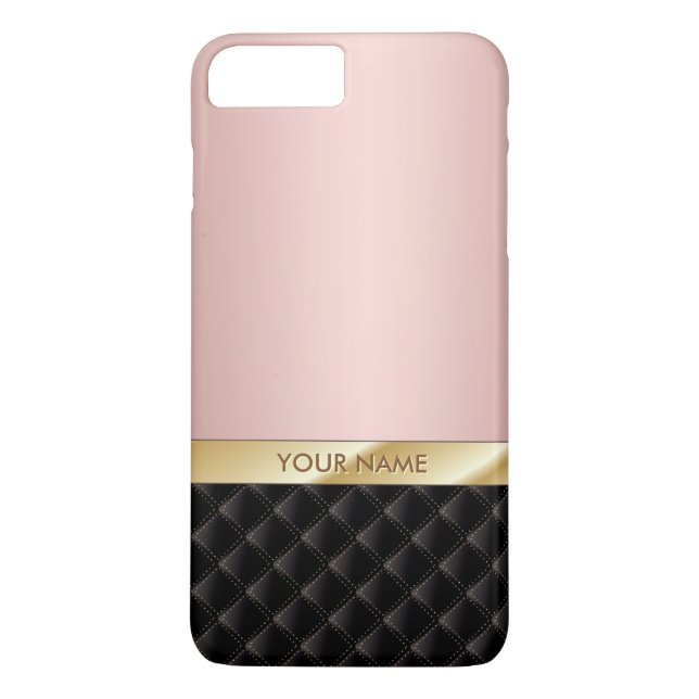 Rose Gold Custom Name Luxury Case-Mate iPhone Case (Back)